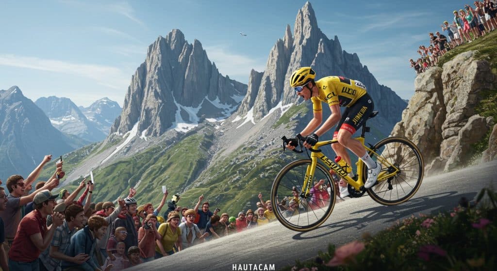 Tadej Pogacar Domine le Tour de France 2025 à Hautacam