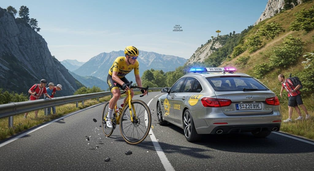 Tadej Pogacar : Incident Insolite au Tour de France 2025