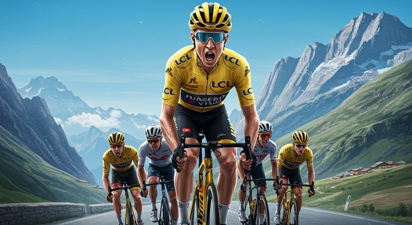 Tadej Pogacar domine UAE Emirates et le Tour de France. Découvrez comment il unit son équipe pour viser la victoire !