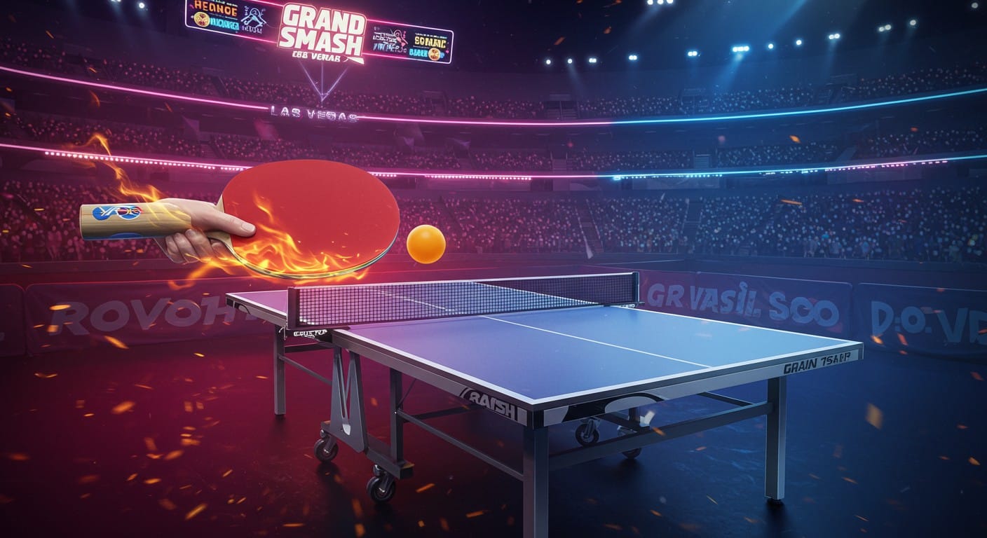 Alexis Lebrun domine à Las Vegas, Thibault Poret frôle l'exploit face au n°1 mondial. Découvrez les performances françaises au Grand Smash !