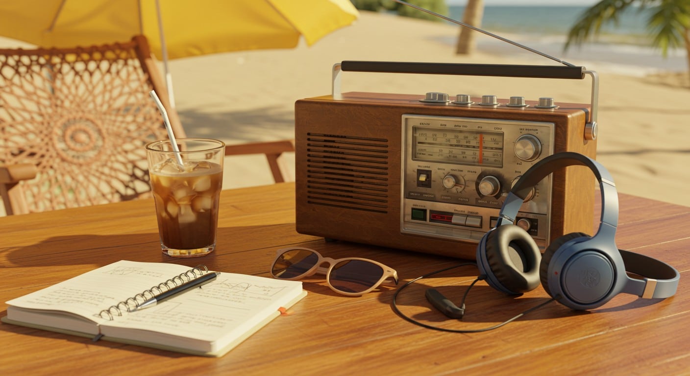 Découvrez 10 émissions radio incontournables cet été : humour, santé, culture... Nos coups de cœur pour des vacances pleines de découvertes auditives !