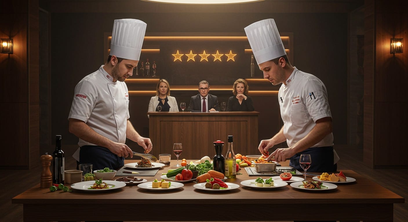 Quentin et Charlie s’affrontent en finale de Top Chef 2025. Découvrez les coulisses, les enjeux et les plats qui pourraient décrocher une étoile Michelin !