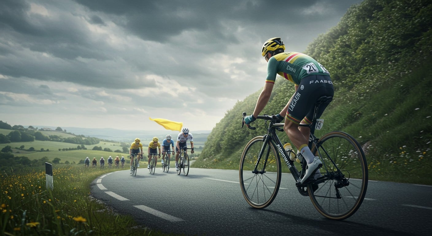 Ben Healy remporte la 6e étape du Tour de France 2025 en solitaire. Découvrez le classement, les moments forts et l'impact sur le maillot jaune !
