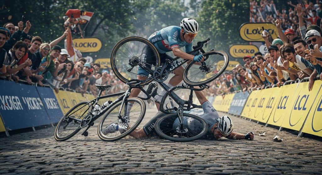 Tour de France 2025 : Chute Spectaculaire au Mont Cassel