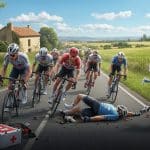 Tour de France 2025 : Chutes et Protocole Commotion en Évidence