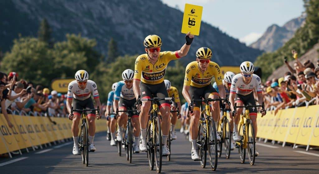 Tour de France 2025 : Comprendre la Règle des Cartons Jaunes