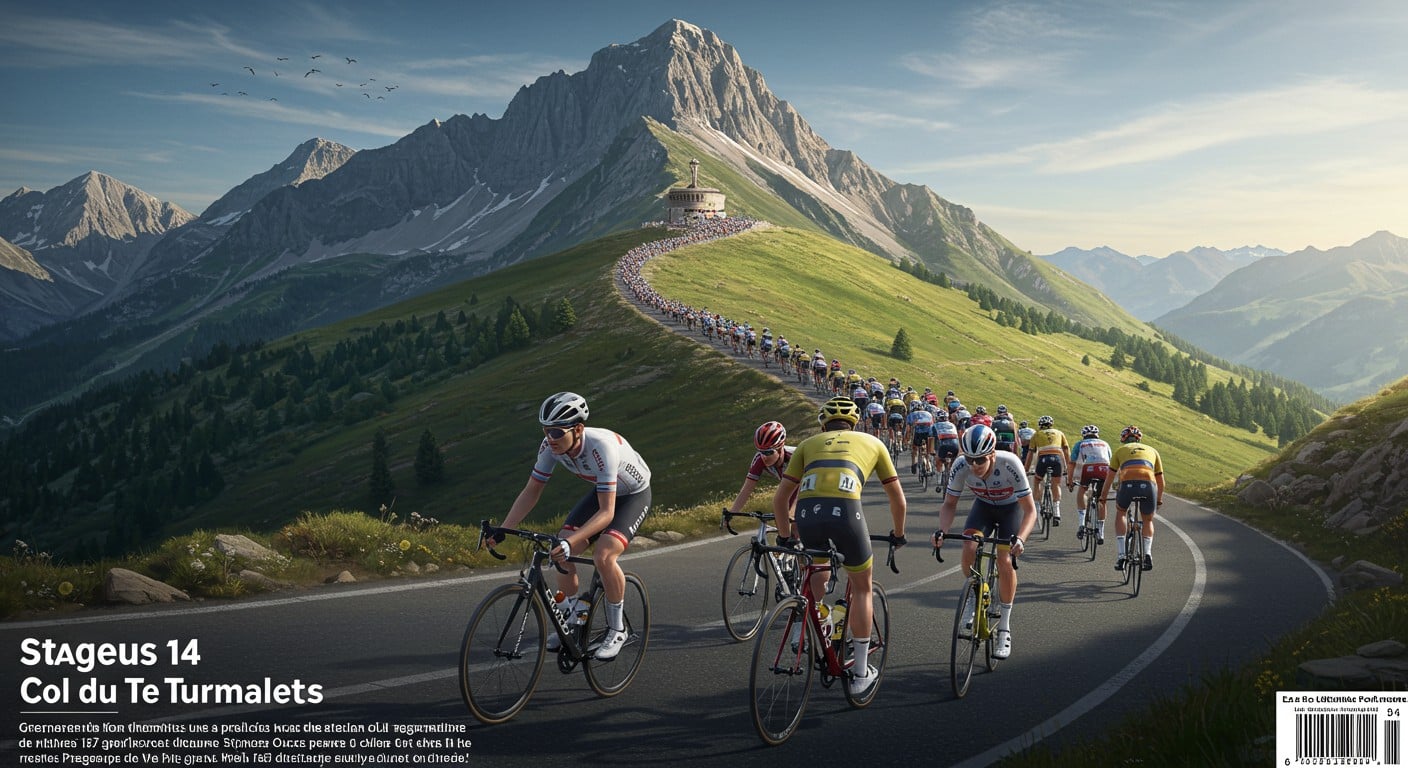 Découvrez l’étape 14 du Tour de France 2025, un défi pyrénéen entre Pau et Luchon-Superbagnères avec le Tourmalet et des montées infernales.