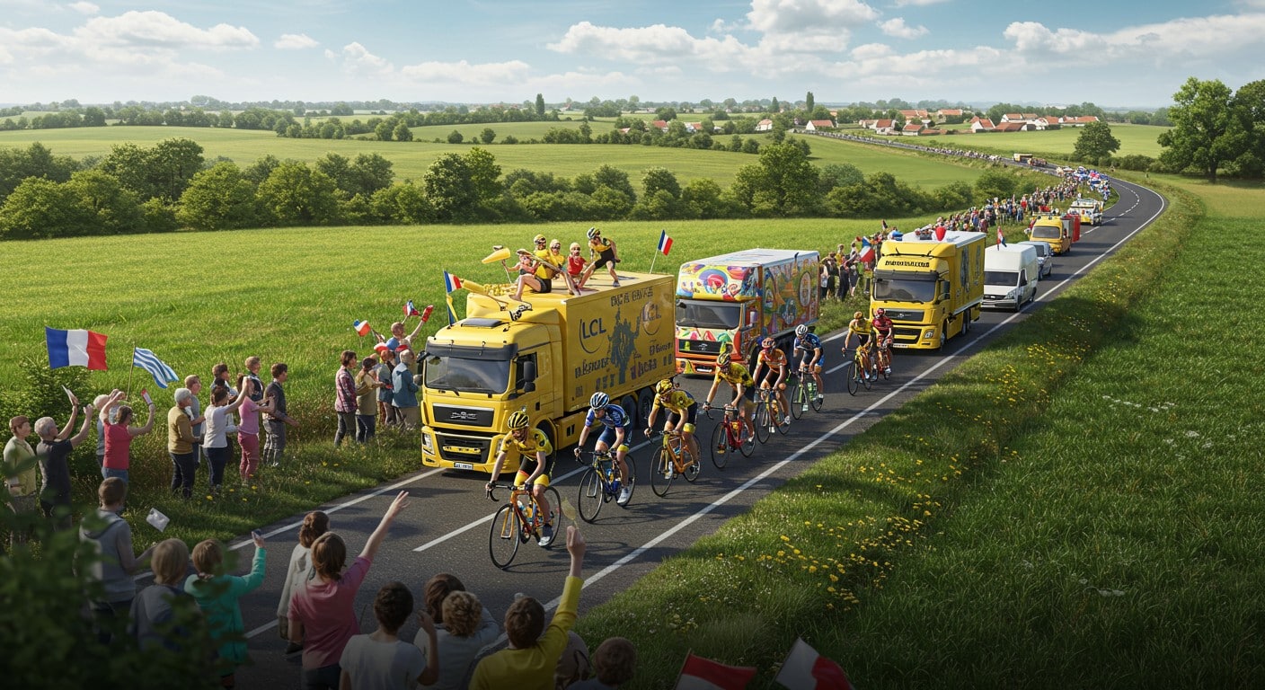 Découvrez les horaires et le parcours de la caravane pour l’étape 3 du Tour de France 2025 entre Valenciennes et Dunkerque. Suivez l’événement !