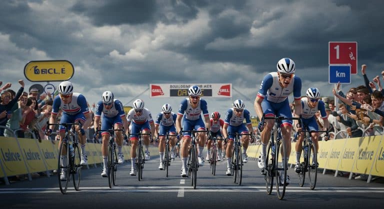 Tour de France 2025 : Frustrations Françaises à Boulogne