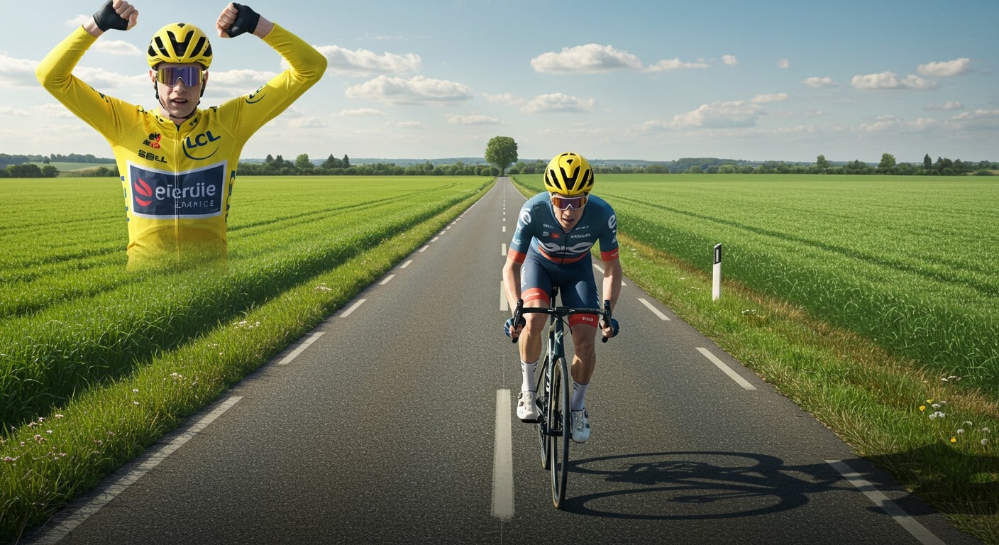 Ben Healy remporte la 6e étape du Tour de France 2025 en solitaire, tandis que Van der Poel reprend le maillot jaune. Revivez cette journée épique !