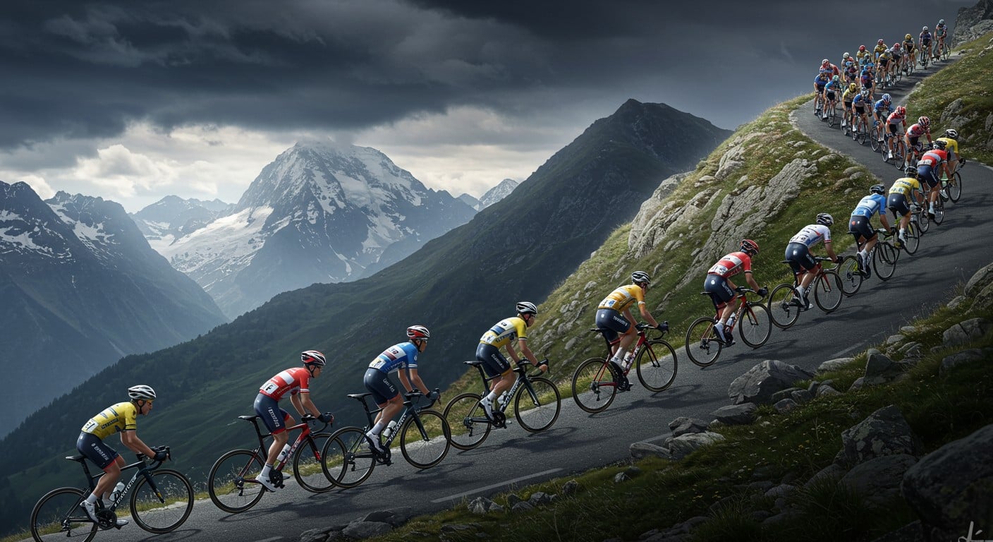 Suivez la 19e étape du Tour de France 2025 entre Albertville et La Plagne. Une journée décisive dans les Alpes avec des ascensions spectaculaires !
