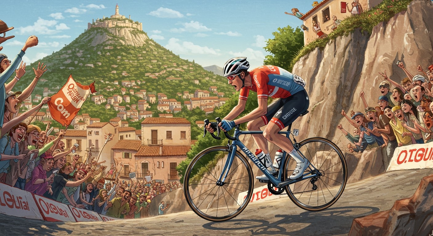 Découvrez la côte de Pech David, défi brutal du Tour de France 2025 à Toulouse. Une montée infernale qui a secoué le peloton et couronné Jonas Abrahamsen.