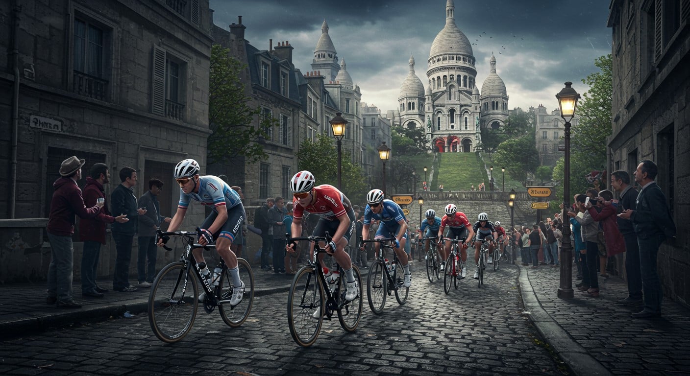 Découvrez la 21e étape du Tour de France 2025, entre Mantes-la-Ville et Paris, avec l’ascension de la Butte Montmartre. Une fin explosive vous attend !