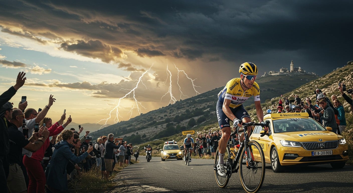 Revivez la victoire épique de Valentin Paret-Peintre au Mont Ventoux lors du Tour de France 2025, un moment de joie et d'émotion intense !