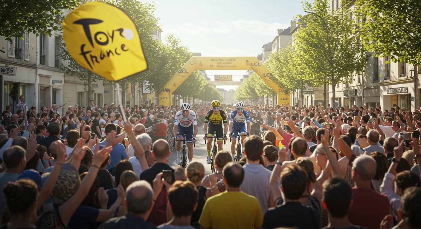 Découvrez pourquoi Mantes-la-Ville accueille la dernière étape du Tour de France 2025, un événement mêlant sport et stratégie politique avant les municipales.