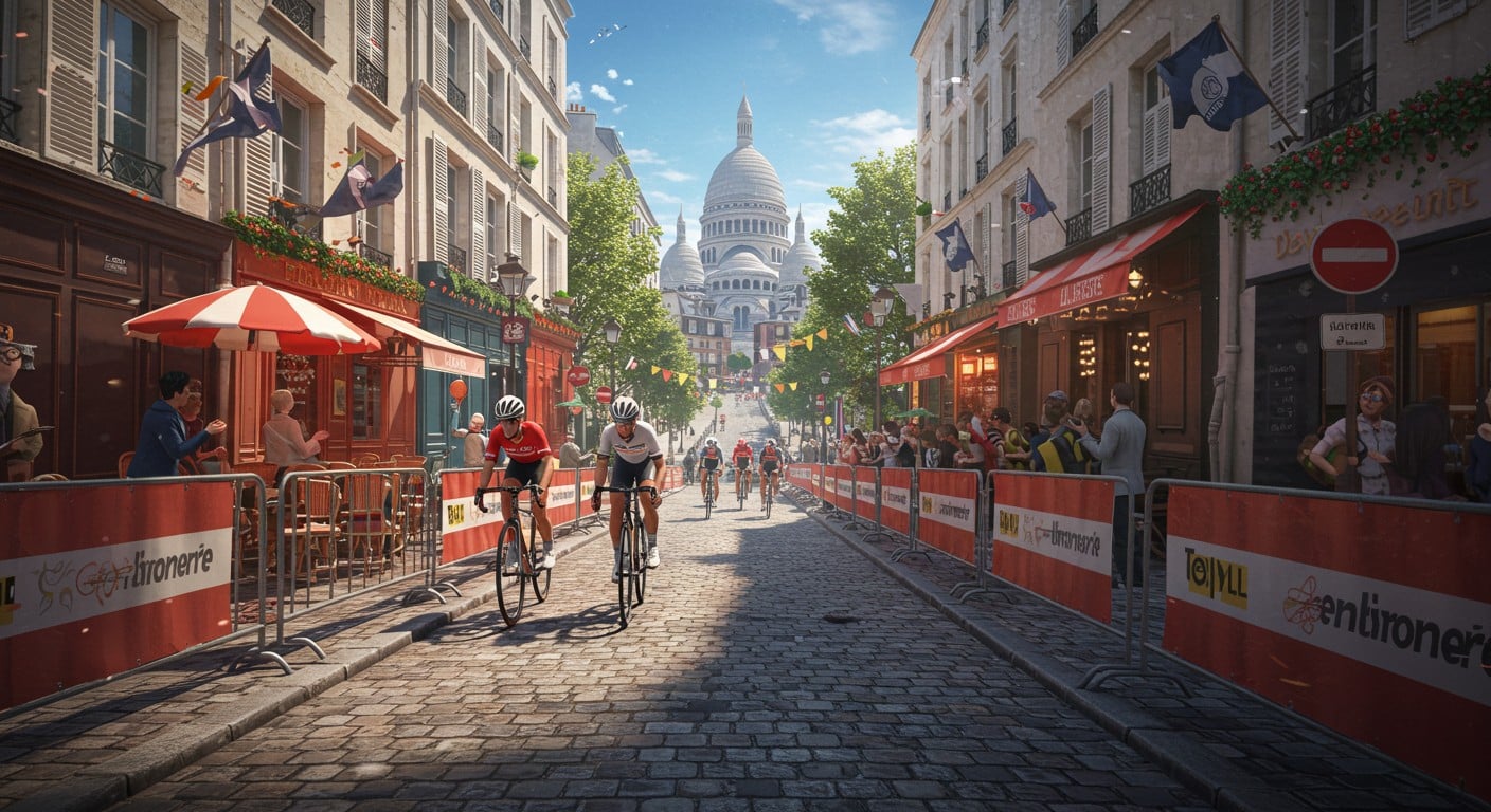 Le Tour de France 2025 envahit Montmartre ! Découvrez comment ce quartier mythique se prépare, entre restrictions et effervescence, pour accueillir la Grande Boucle.