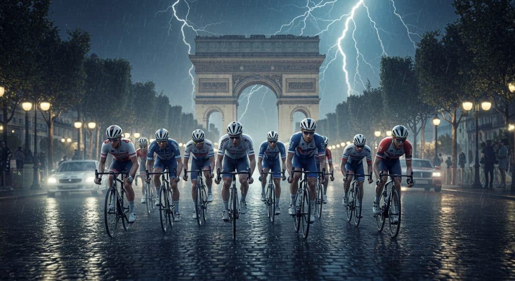 Tour de France 2025 : Pluie et Orages à Paris ?