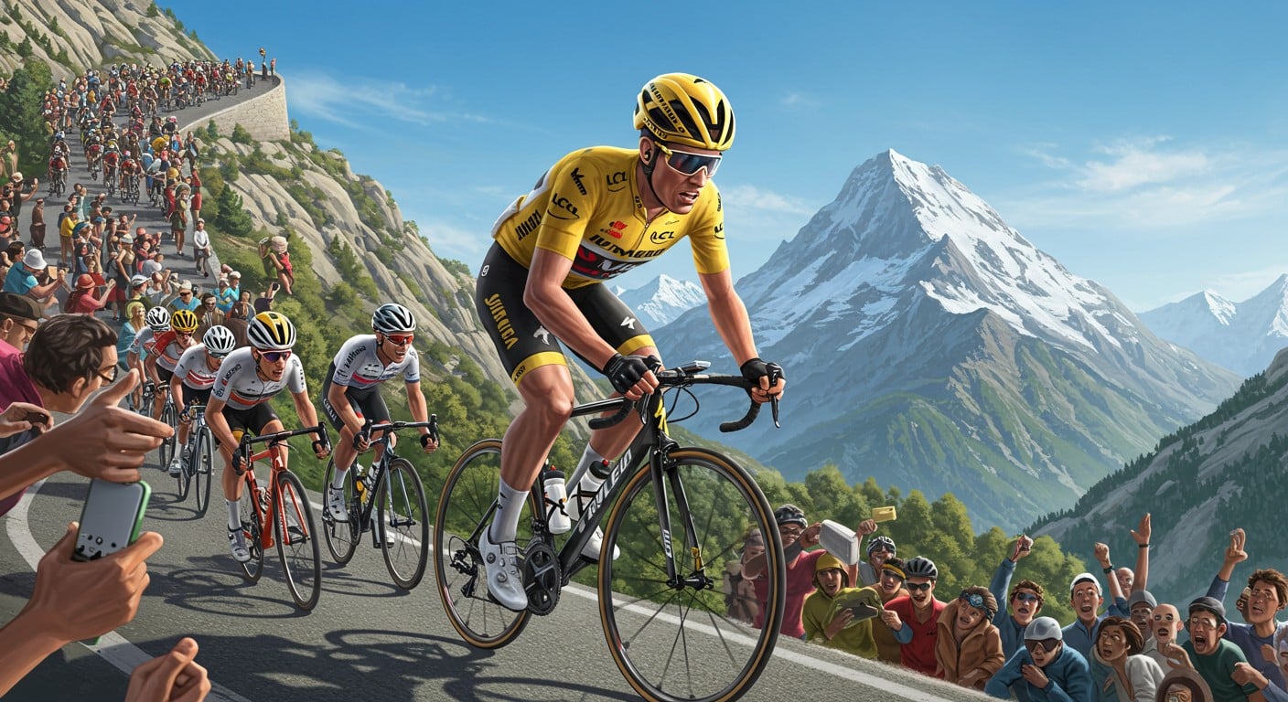 Tadej Pogacar écrase le Tour de France 2025, mais le peloton et le public oscillent entre admiration et lassitude. Découvrez l’impact de sa domination.