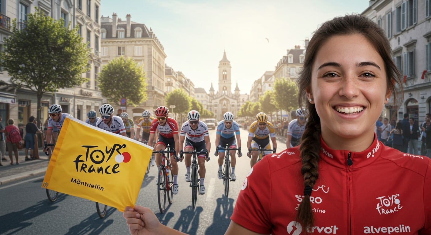 Roxane Lebrun, touchée par une malformation cardiaque, donne le départ du Tour de France 2025 à Montpellier pour sensibiliser à cette cause. Découvrez son histoire.