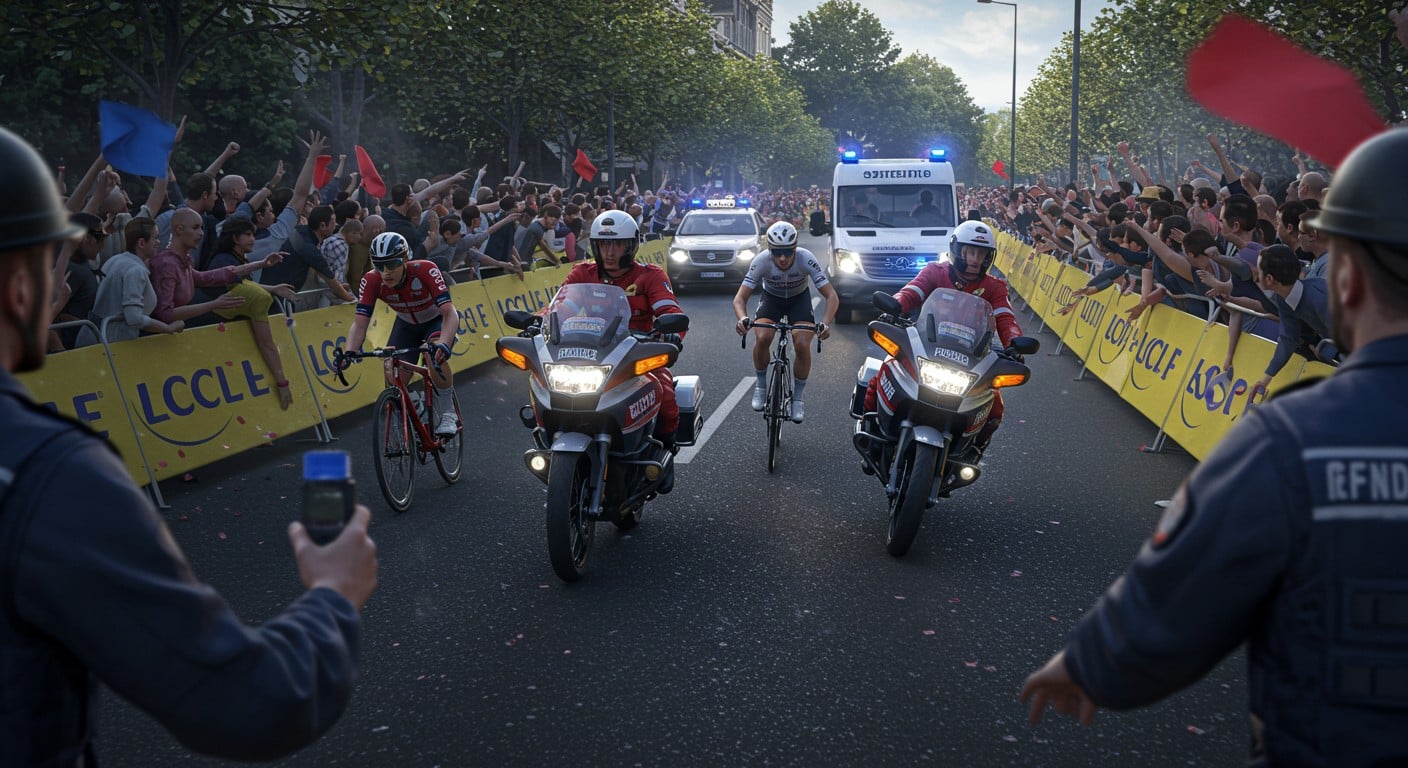 Découvrez comment des milliers de forces de l'ordre sécurisent le Tour de France 2025, un défi colossal pour protéger coureurs et spectateurs.