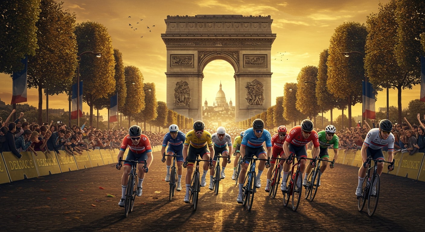 Découvrez l’heure et la chaîne TV pour voir la 21e étape du Tour de France 2025, de Mantes-la-Ville aux Champs-Élysées. Un final épique à ne pas manquer !