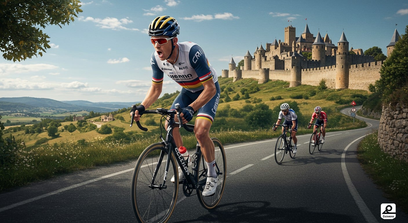Tim Wellens remporte la 15e étape du Tour de France 2025 à Carcassonne. Alaphilippe brille malgré une chute. Découvrez les détails !