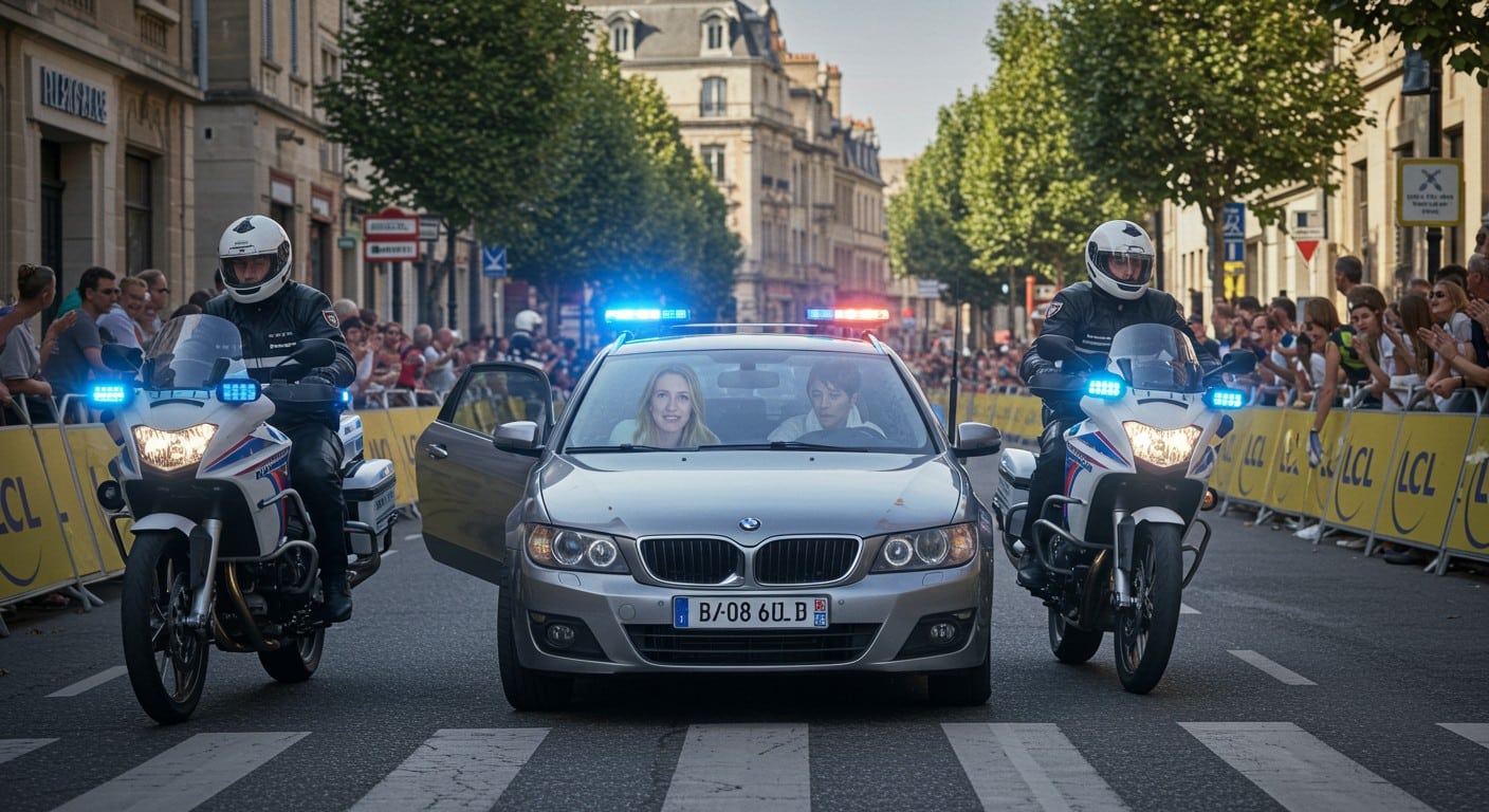 Un accouchement d'urgence à Pau pendant le Tour de France 2025 ! Découvrez comment la police a escorté une future maman jusqu'à l'hôpital.