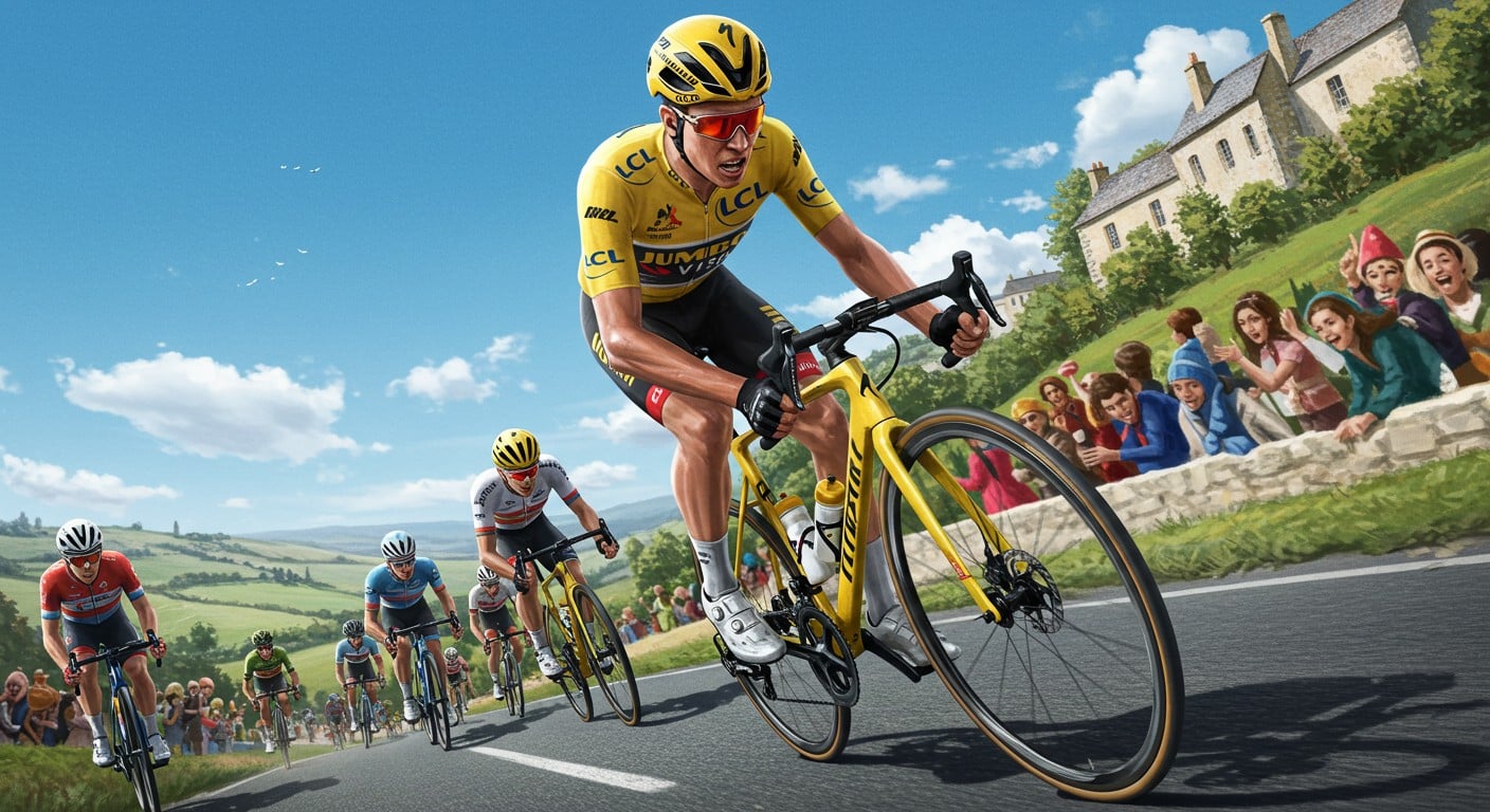 Mathieu van der Poel récupère le maillot jaune lors de la 6e étape du Tour de France 2025. Découvrez le classement, les moments forts et les surprises de la course !