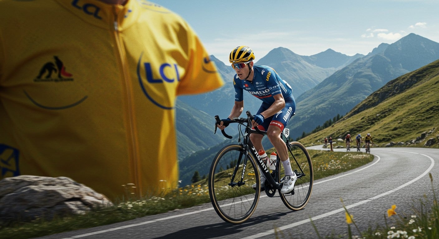 Jonas Vingegaard lutte au Tour de France 2025 : retard, stratégie floue et tensions. Décryptage d’un début chaotique pour le Danois.