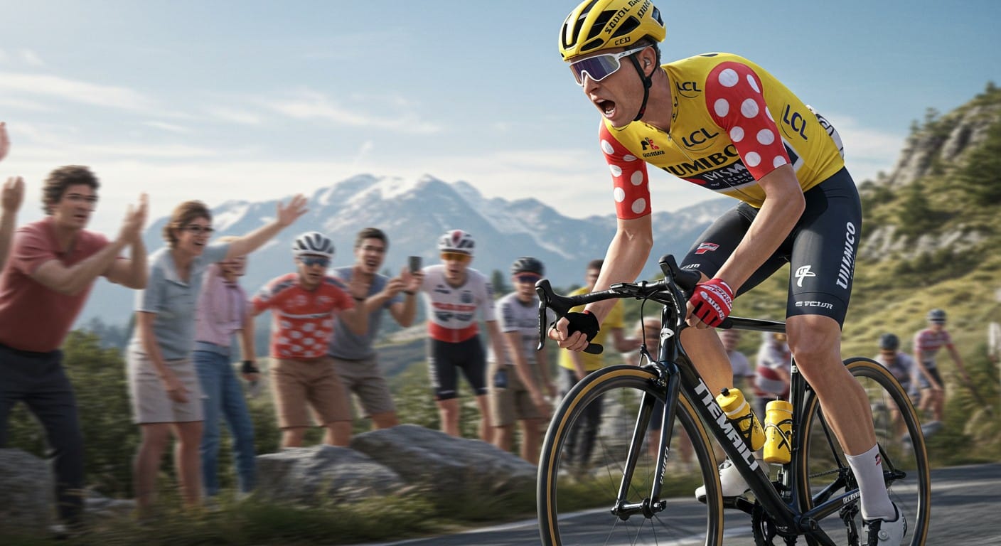 Tim Wellens s’impose en solo sur la 15e étape du Tour de France 2025, Alaphilippe 3e malgré une chute. Découvrez les moments forts !