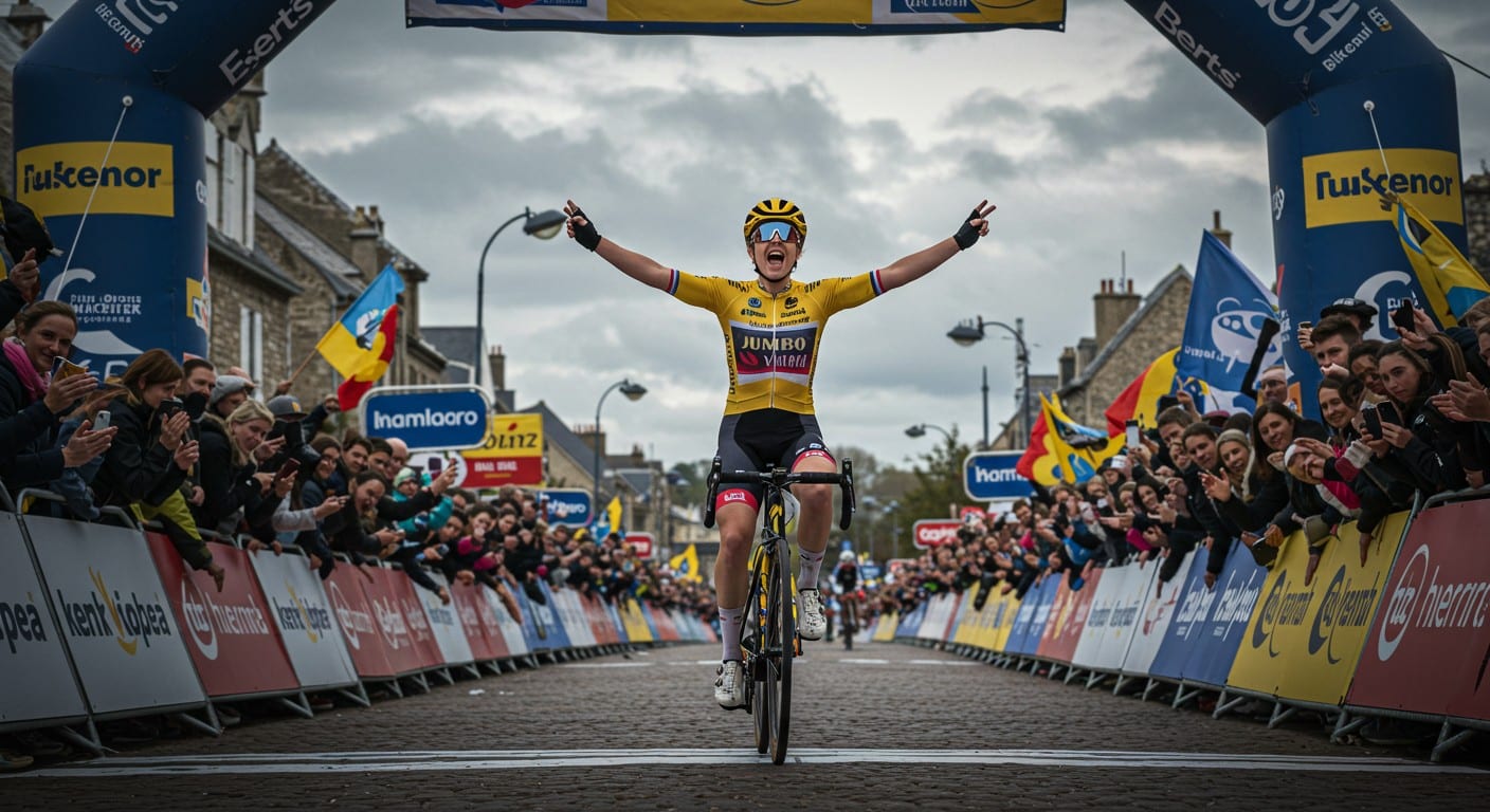 Surprise au Tour de France Femmes 2025 ! Mavi Garcia s'impose à Quimper, Kim Le Court en jaune. Découvrez les moments forts de la 2e étape.