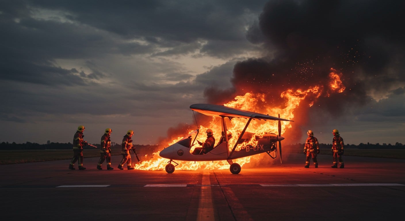 Un ULM s’enflamme à l’atterrissage en Corrèze, tuant le pilote. Découvrez les détails de ce drame et les questions en suspens.