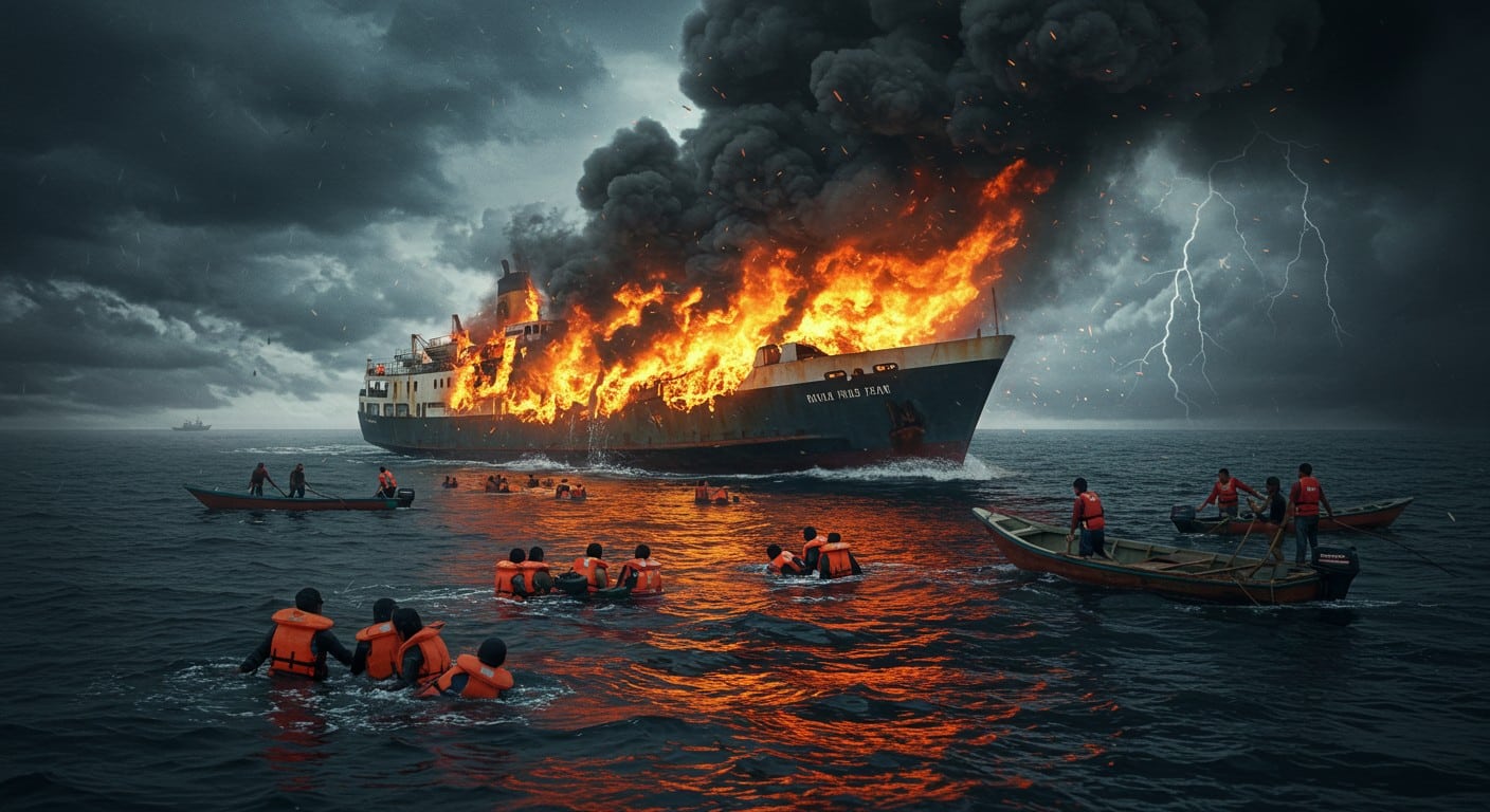 Incendie tragique sur un ferry en Indonésie : 5 morts, 300 rescapés. Quelles causes ? Quelles leçons ? Découvrez les détails de ce drame maritime.