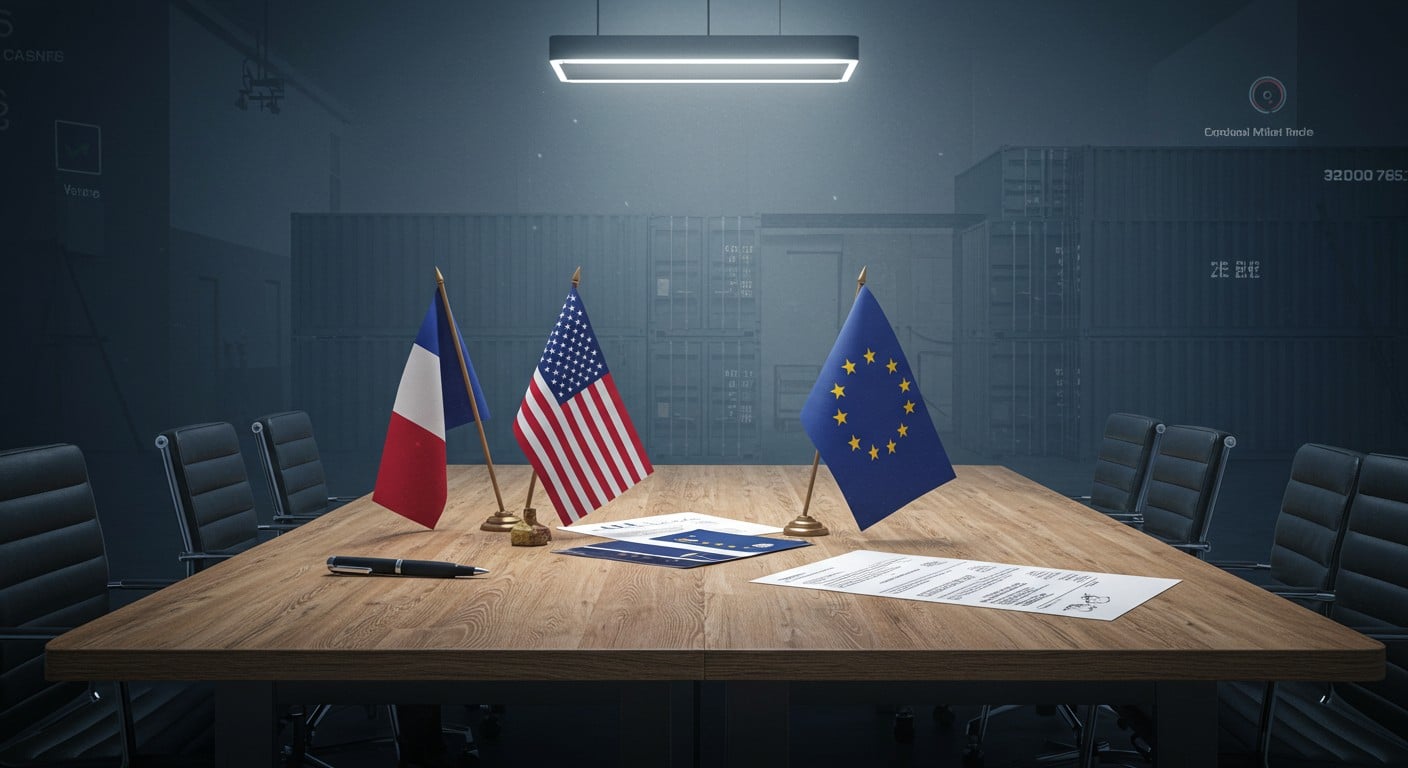 Trump et von der Leyen négocient les droits de douane. Les entreprises françaises s'inquiètent des impacts économiques. Découvrez les enjeux et perspectives.