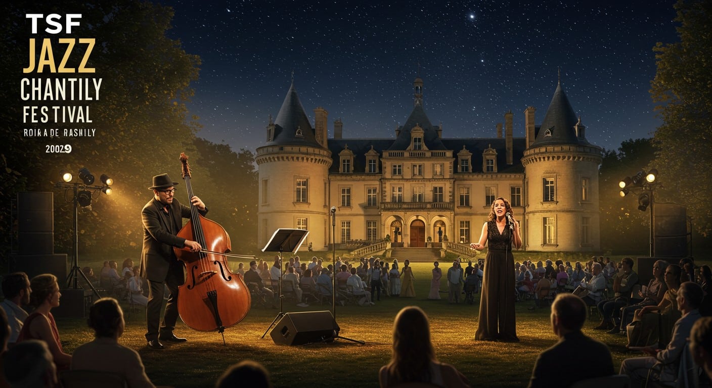 Le TSF Jazz Chantilly Festival 2025 réunit Samara Joy, Marcus Miller et Avishai Cohen dans le parc du château de Chantilly. Découvrez un week-end jazzy unique !