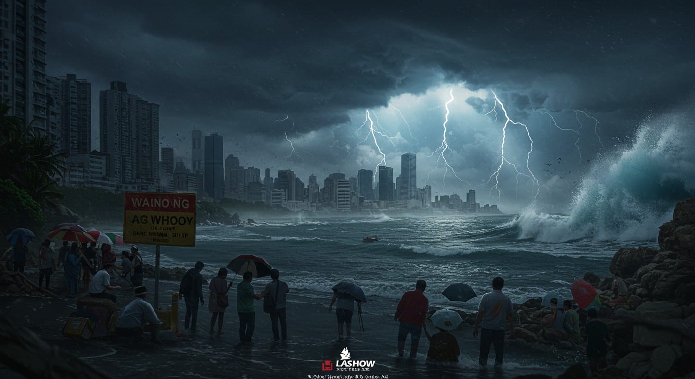 Shanghai évacue 283 000 personnes face au typhon Co-May. Découvrez l’impact, les mesures d’urgence et les risques climatiques en Asie. Cliquez pour tout savoir !