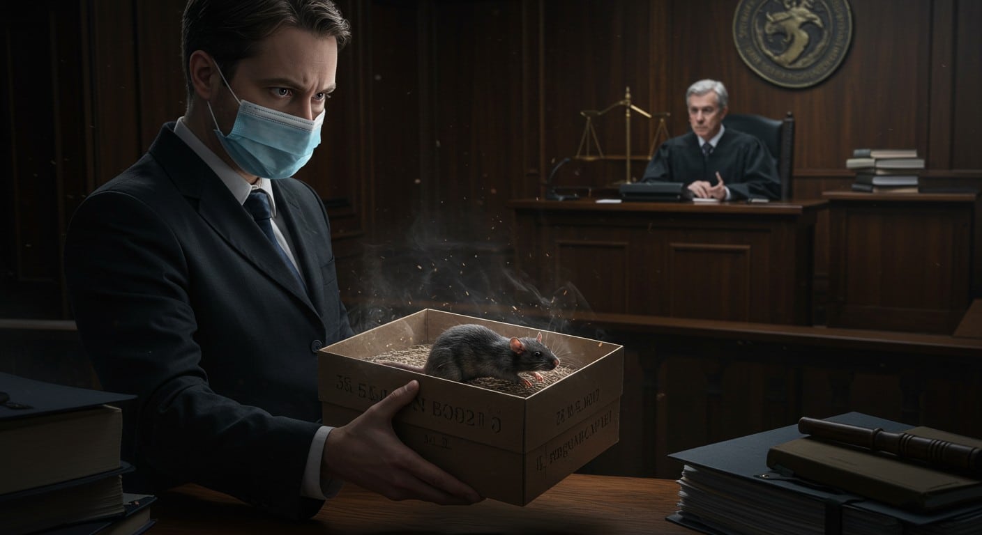 Un avocat choque le tribunal en exhibant un rat pour dénoncer les conditions inhumaines des prisons. Découvrez ce geste audacieux et ses implications !