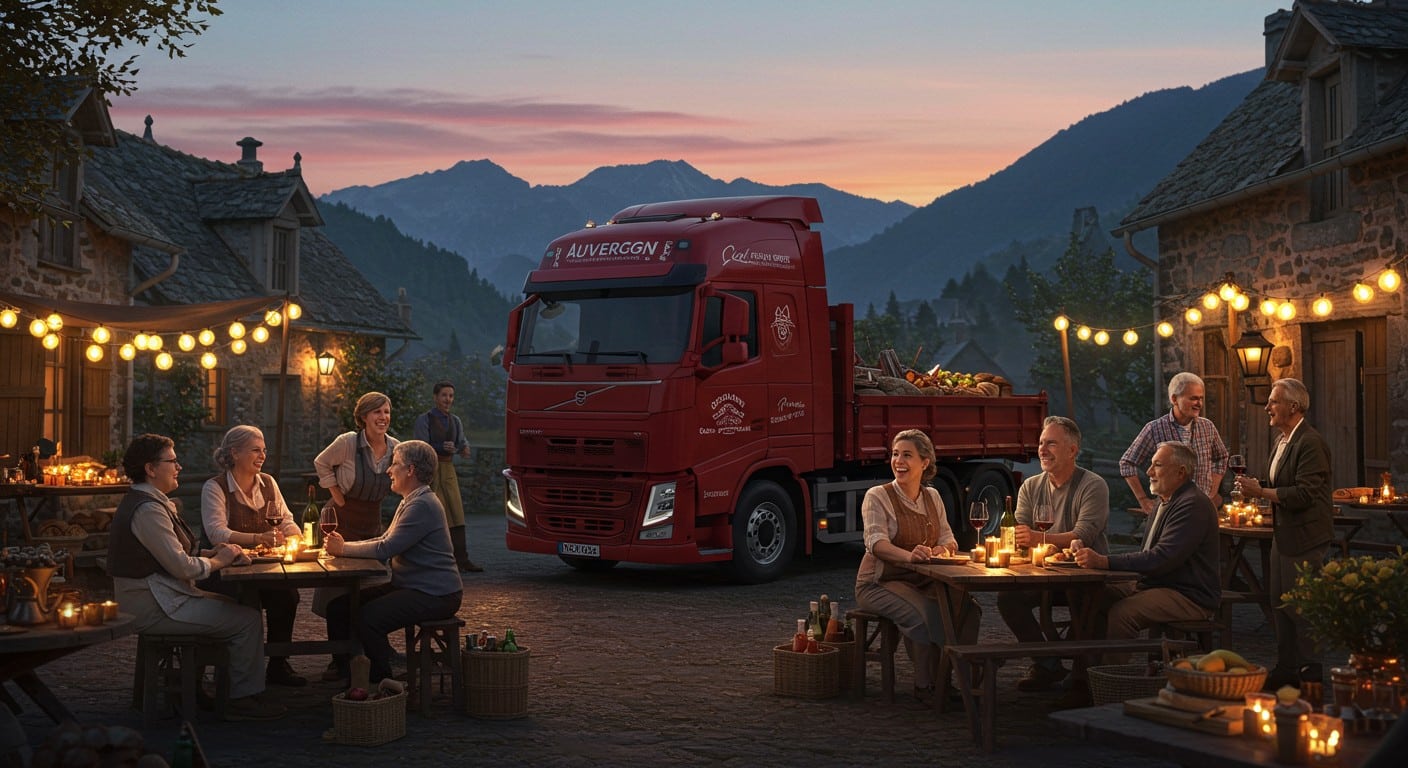 Découvrez Lavin’taine, le bar à vin itinérant qui ravive les villages du Sancy avec vin, convivialité et esprit local. Une initiative unique !