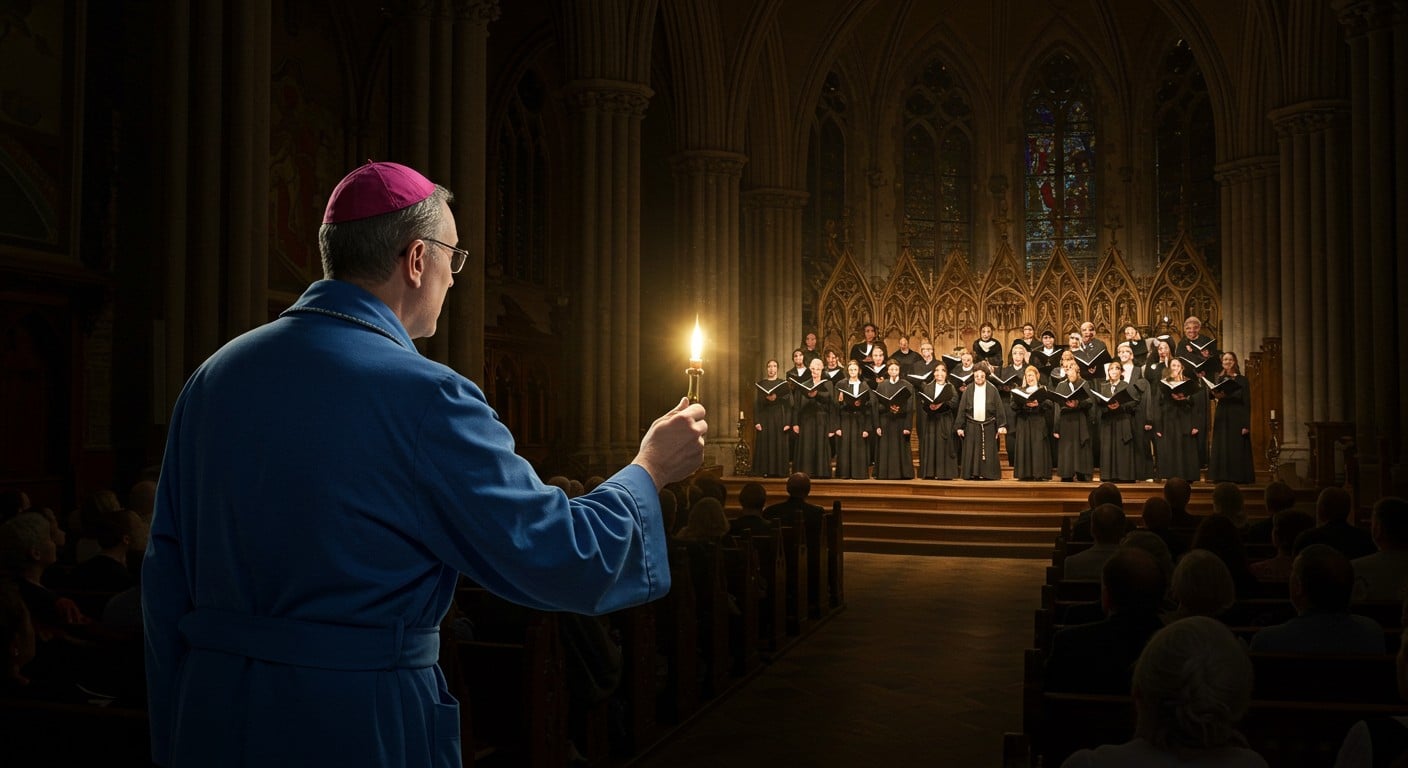 Un évêque en robe de chambre stoppe un concert dans une église de Londres, provoquant la stupeur des 360 spectateurs. Découvrez les détails de cet incident insolite.
