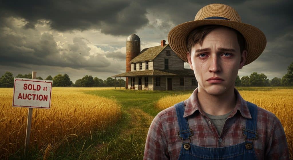 Un Jeune Agriculteur Dépossédé de Sa Ferme aux Enchères