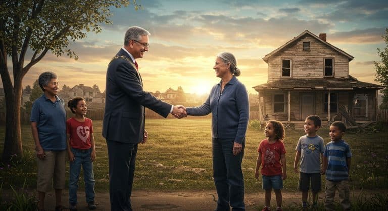 Un Maire Redonne Espoir à une Famille dans le Besoin
