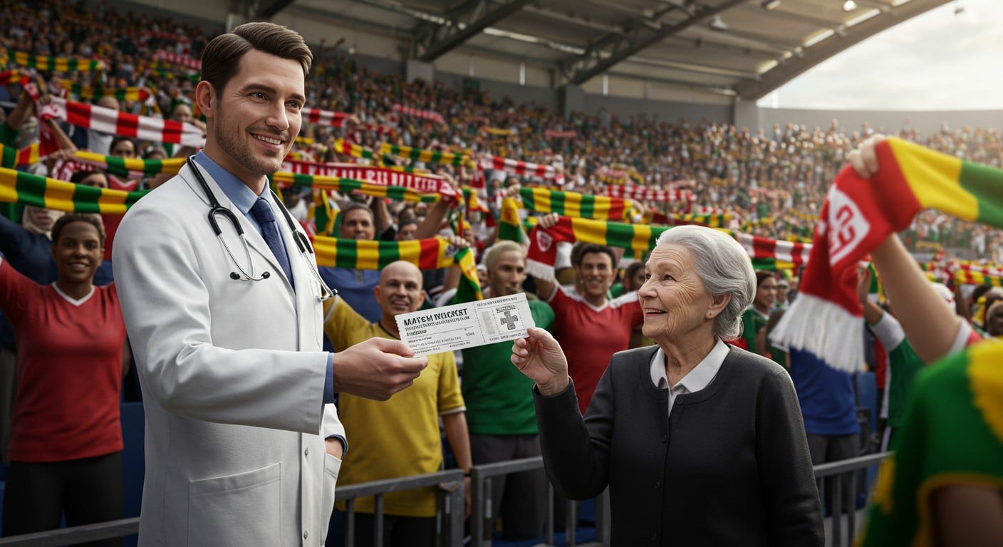 Un médecin britannique propose des billets de foot comme remède à la dépression. Découvrez comment le sport peut lutter contre l’isolement social.