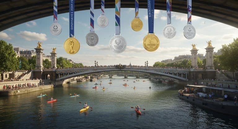 Un Mémorial Olympique Sur le Pont Saint-Louis