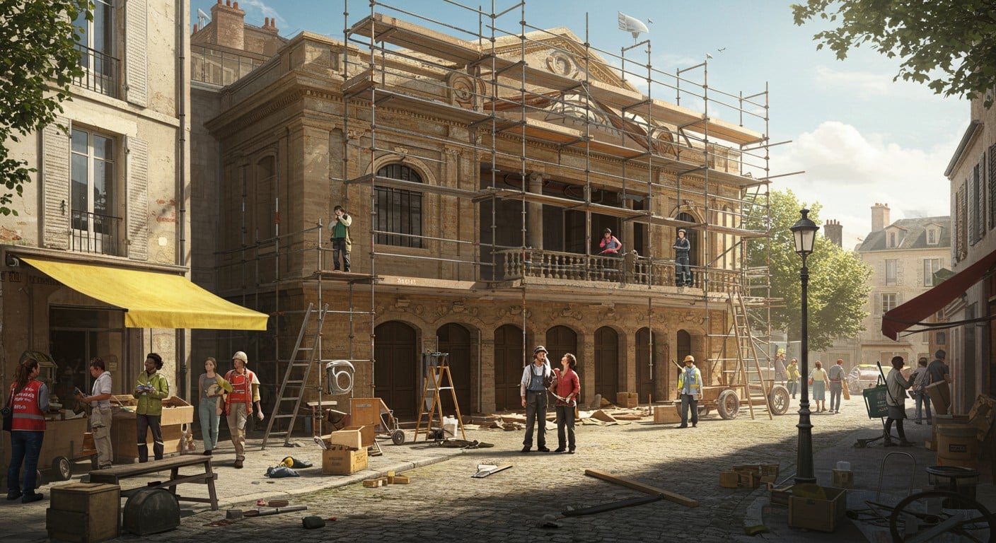 Un théâtre oublié dans l’Oise revit grâce à un couple passionné, des bénévoles et des dons. Découvrez leur projet fou et inspirant !