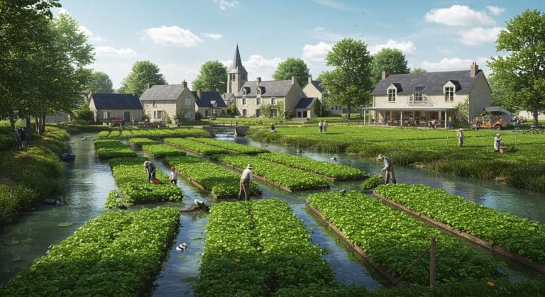 Un Village Normand Devient la Capitale du Cresson