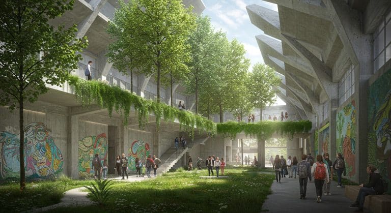 Une Forêt Urbaine Redonne Vie À Une Usine Désaffectée