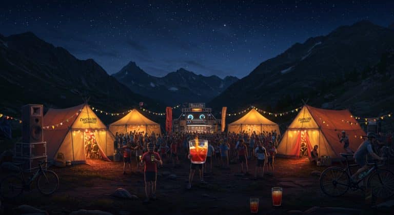 Une Nuit Festive au Tourmalet : Ambiance du Tour de France