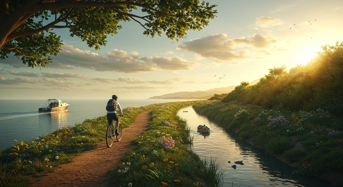 Découvrez les vacances slow : randonnée, vélo, bateau. Prendre son temps, le vrai luxe ? Plongez dans un voyage au ralenti pour déconnecter et se ressourcer.