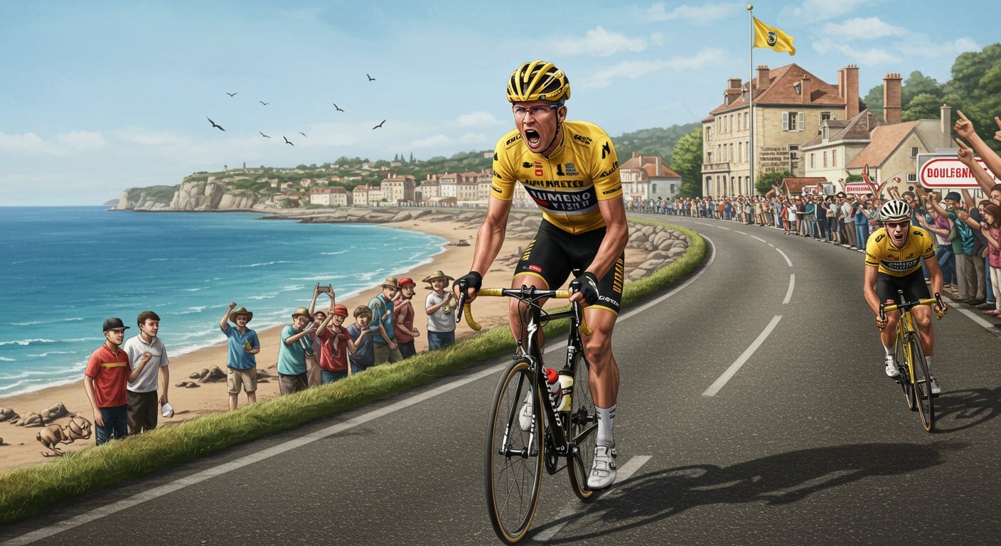 Mathieu Van der Poel triomphe au Tour de France 2025, ravivant l’héritage de son grand-père. Découvrez cette saga émouvante et ses exploits à Boulogne-sur-Mer.