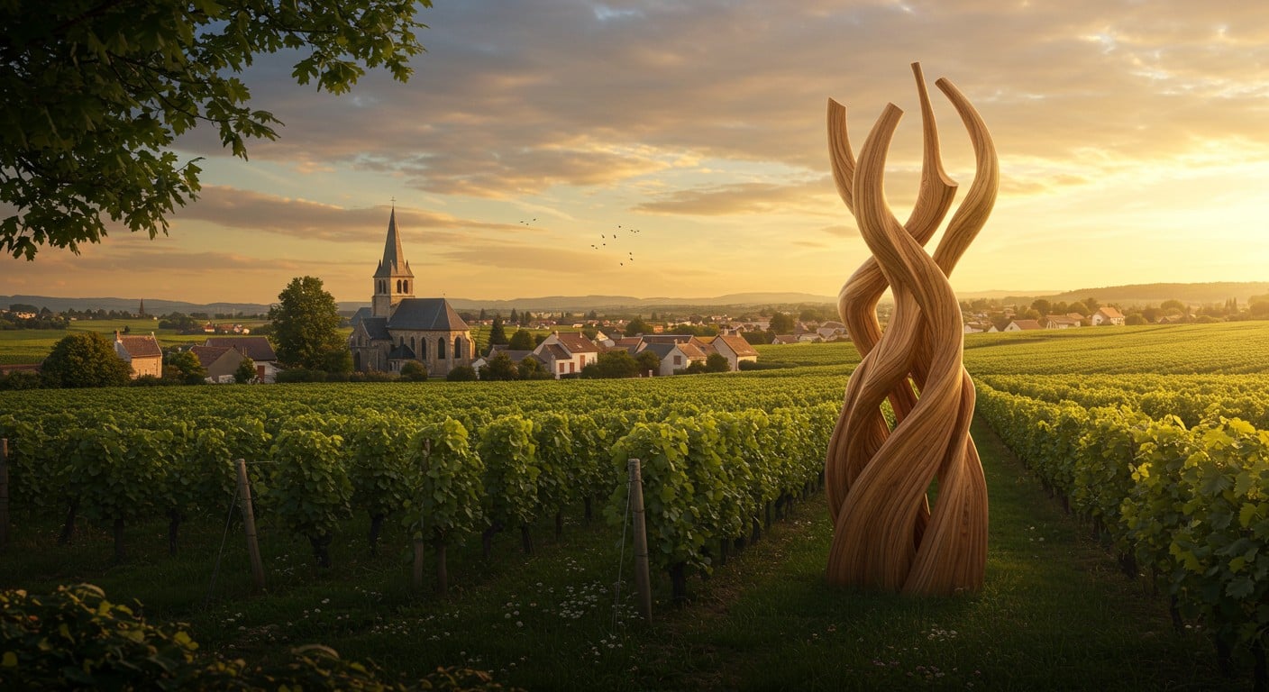Découvrez Vign’Art 2025 : 18 œuvres d’art contemporain dans les vignes de Champagne, géolocalisées via Google Maps. Une expérience unique à ne pas manquer !